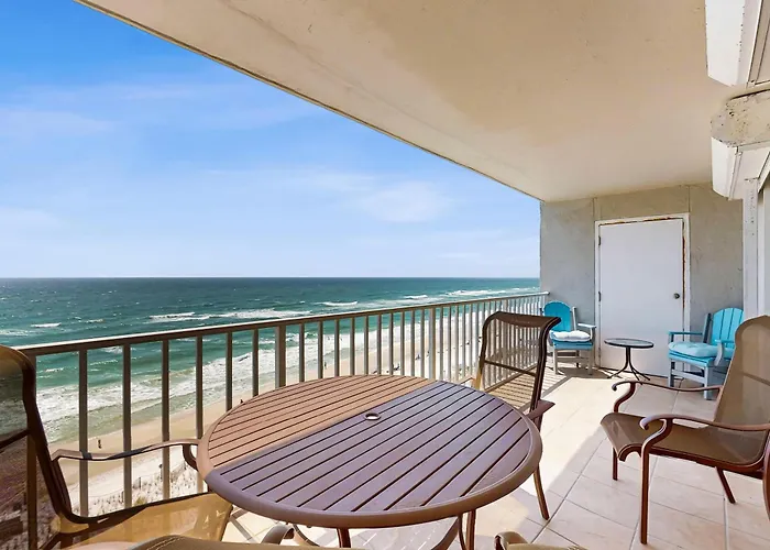 Beachfront With Private Balcony Outdoor Pool Direct Access & Views Holiday home Gulf Shores